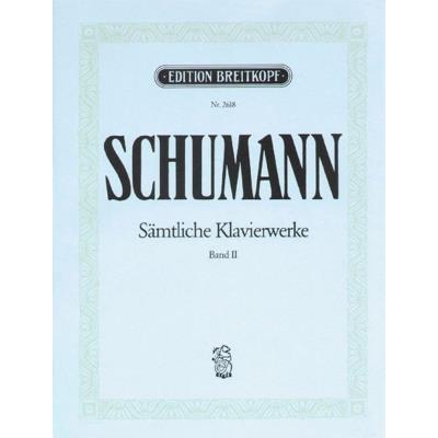 Partitions classique EDITION BREITKOPF SCHUMANN ROBERT - SAMTLICHE KLAVIERWERKE, BAND 2 - PIANO Piano