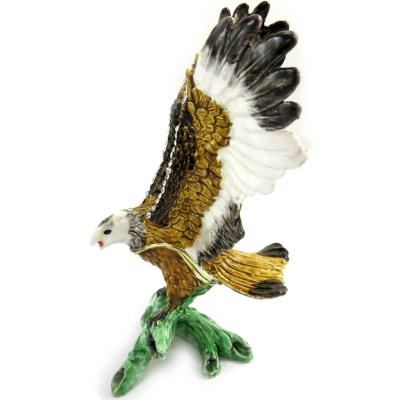 Coffret à Bijoux 'Aigle' marron