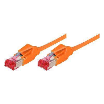 Cordon patch rj45 s ftp cat 6a lsoh snagless orange- 50 m tecline
