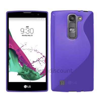 Housse etui coque pochette silicone gel fine pour LG Magna  - MAUVE