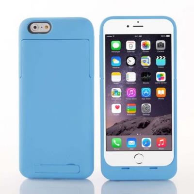 iPhone 6/6S Coque batterie 3200 mAh Bleu