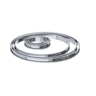 Cercle à tarte inox perforé 26 cm De Buyer - vue 2