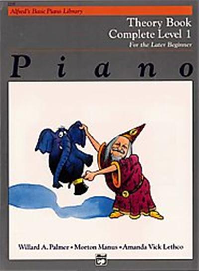 Alfred's Basic Piano Library Piano Course, Theory Book Complete Level 1, Alfred's Basic Piano Library Series