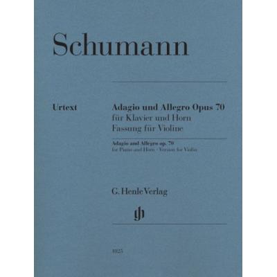 Schumann Robert - Adagio Et Allegro Opus 70 - Violon/Piano