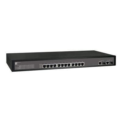 LevelOne Infinity IES-1420 - switch - 12 poorten - onbeheerd - rack-uitvoering