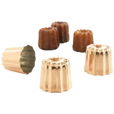 Patisse 719197 lot de 3 cannelés bordelais cuivre 17,5 x 6 x 6 cm
