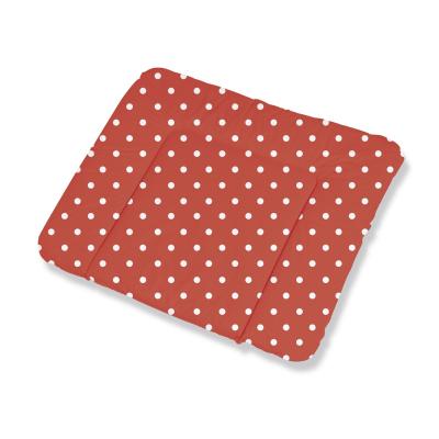 Pinolino - Matelas à langer confort grand format – rouge à points blancs