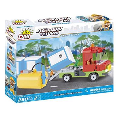 Cobi - 1788 - camion hydrocureur - rouge - 250 pièces