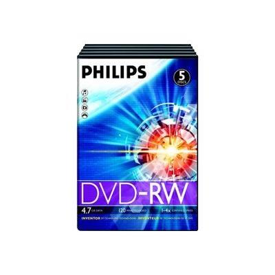 Philips DN4S4T05F - DVD-RW x 5 - 4.7 Go - support de stockage