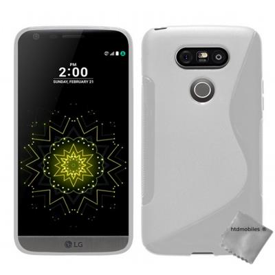 Housse etui coque pochette silicone gel fine pour LG G5 - BLANC