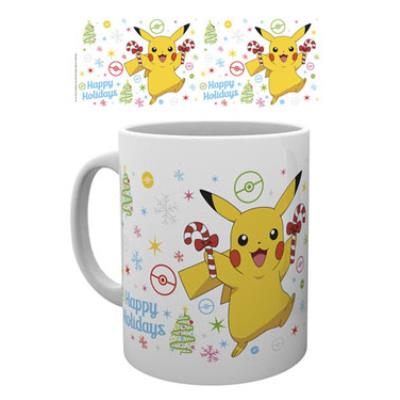 Tasse de ceramique Pokemon Noel Pikachu