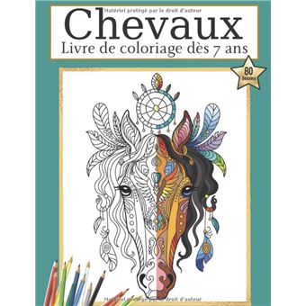 L'équestre: livre de coloriage Chevaux et équitation pour les adultes et  les enfants, les filles et les garcons.. Des pages de des (Paperback)