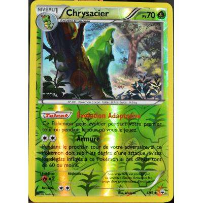 carte Pokémon 4/83 Chrysacier 70 PV - REVERSE État correct -  reconditionné disponible sur Fnac