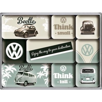 9 mini-magnets resine Volkswagen
