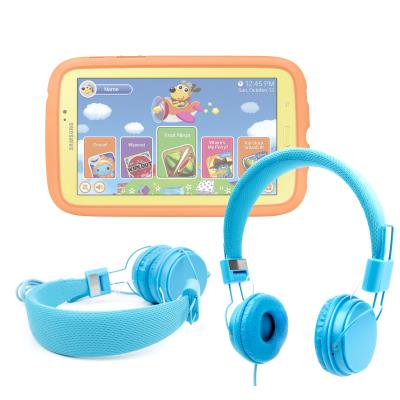 Casque enfant bleu pour tablette Samsung Galaxy Tab 3 Kids, Onebook Kid Tab 7