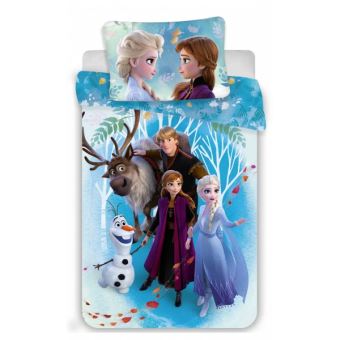Reine Des Neiges Familly Parure De Lit Enfant Housse De Couette Coton Achat Prix Fnac