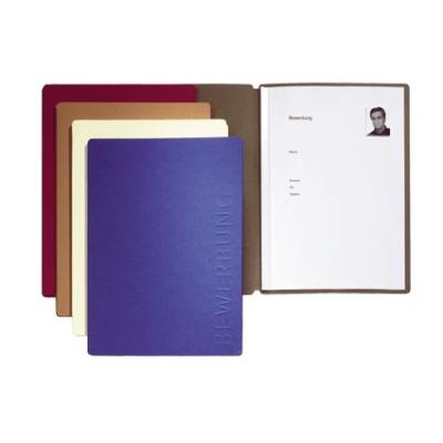 Pagna bewerbungsmappe solo, din a4, aus karton, blau 22006-02