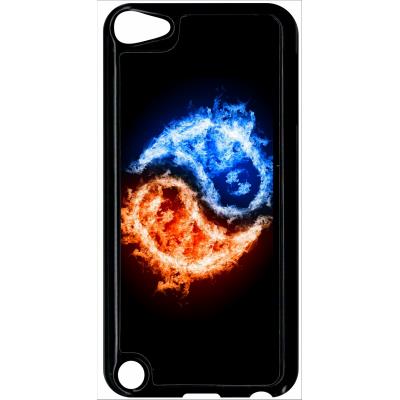 Coque ipod touch 5 yin yang feu et eau
