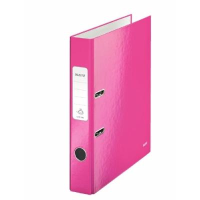 Classeur à levier wow180° a4 dos 50 mm rose leitz 1006-00-23