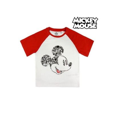 T shirt à manches courtes Enfant Mickey Mouse 73484 (Taille 2 ans)
