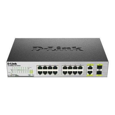 D-Link DES 1018MP - switch - 18 poorten - onbeheerd