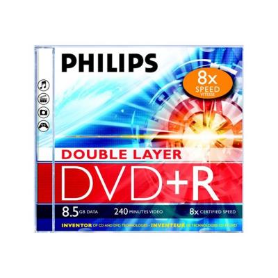 Philips DR8S8J05C - DVD+R DL x 5 - 8.5 GB - opslagmedia