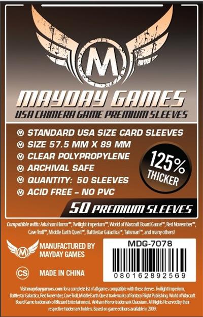 50 Protège Cartes Premium Standard US 57.5x89mm (7078)