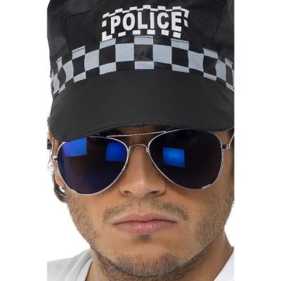 Lunettes d'aviateur bleues de miroir
