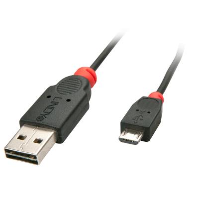 Câble USB 2.0 Easy Fit, type A vers micro-B, noir, 1m