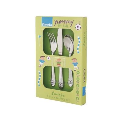 AMEFA KIDS FOOTIE COUVERTS POUR ENFANT FOOTBALL INOX 3 PIÈCES