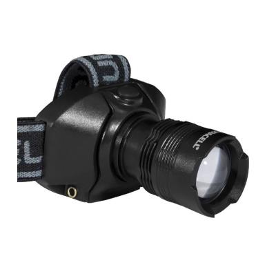 Duracel lampe frontale led 120 lm portée 31 m aluminium noir