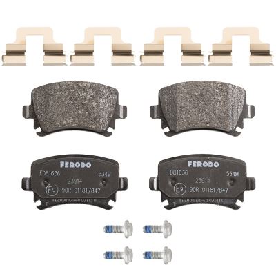 Ferodo FDB1636 Jeu de Plaquettes de Frein - (lot de 4)