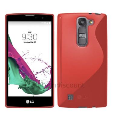Housse etui coque pochette silicone gel fine pour LG Magna  - ROUGE