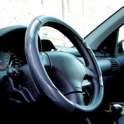 Couvre volant effet carbone