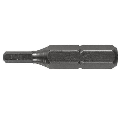 Lot De 3 Embouts De Vissage Extra-Dur pour Vis 6 Pans Creux Hex2.5 à Queue 6 Pans Mâle 1/4' Longueur 25Mm Bosch 2607001720