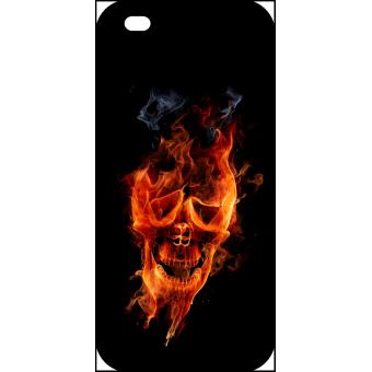 Coque apple iphone 5 5s crane en feu fire skull - Etui pour téléphone mobile - Achat & prix | fnac