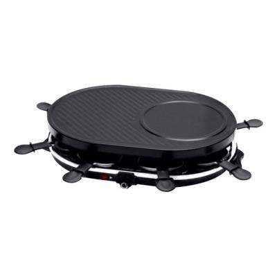 Naélia RGL-H3002-NAE - raclette/grill/pannenkoekpan - zwart