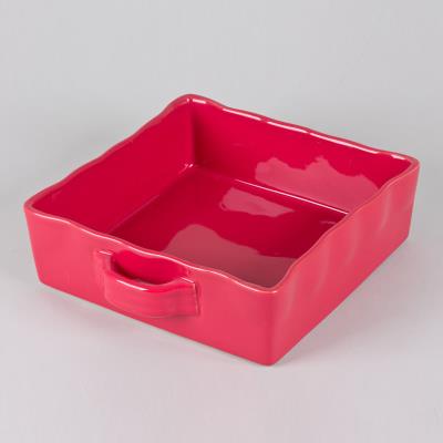 Table Passion - Plat Four Carre23X23 Gusto Rouge
