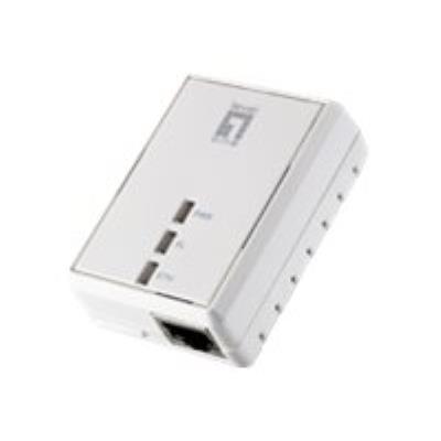 LevelOne PLI-4052 500Mbps Nano Powerline Adapter - Bridge - HomePlug AV (HPAV) - aansluitbaar aan muur