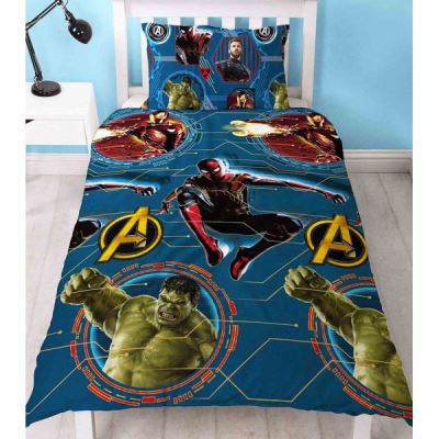 Avengers Force - Parure de lit Enfant - Housse de Couette