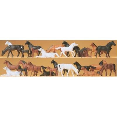 chevaux 26 pieces peinture simplifi