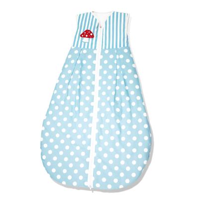 Pinolino - Gigoteuse bébé hiver 130 cm - Bleu à ronds blancs