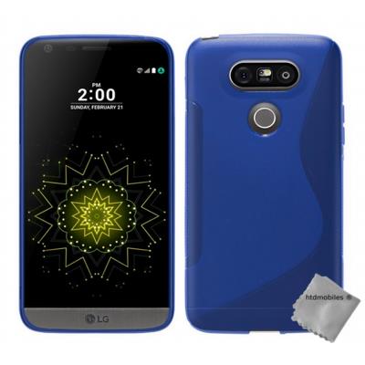 Housse etui coque pochette silicone gel fine pour LG G5 - BLEU
