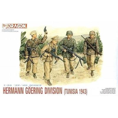 Dragon 6036 hermann goering division tunisia 1943 1 35 plastic kit maquette md-6036