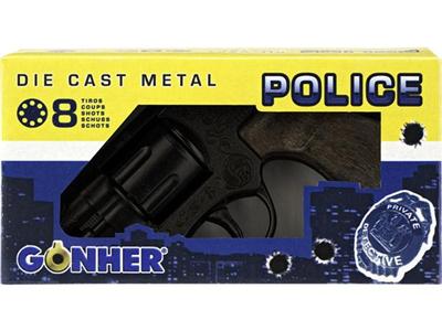 GONHER - Revolver *police* 8 coups (noir)