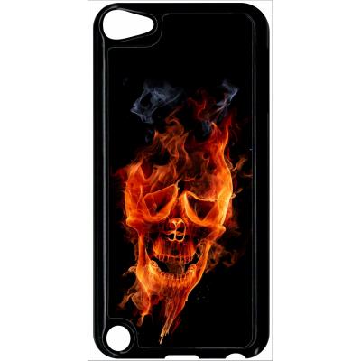 Coque ipod touch 5 crane en feu fire skull