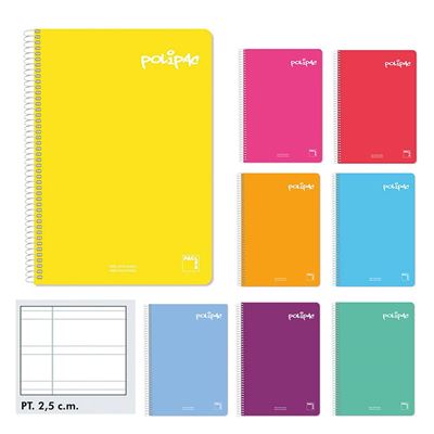 Bloc 80 Polypropylène quart Guide-lignes 2,5