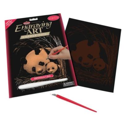 ROYAL & LANGNICKEL COPF24 ART DE LA GRAVURE SUR CUIVRE TAILLE A4 PANDA/PETIT