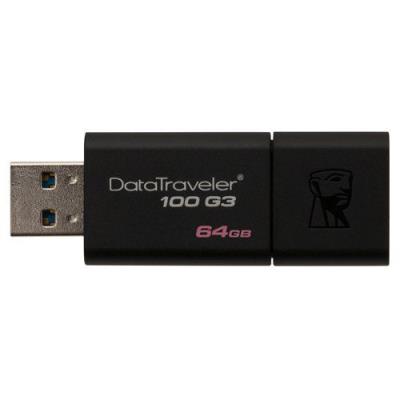 Kingston Technology Datatraveler 100 G3 Clé Usb 3.0 64 Go Noir