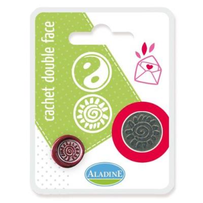 Aladine - 71106 - Loisirs Créatifs - Double Cachet En Blister Yin Yang Soleil Spirale